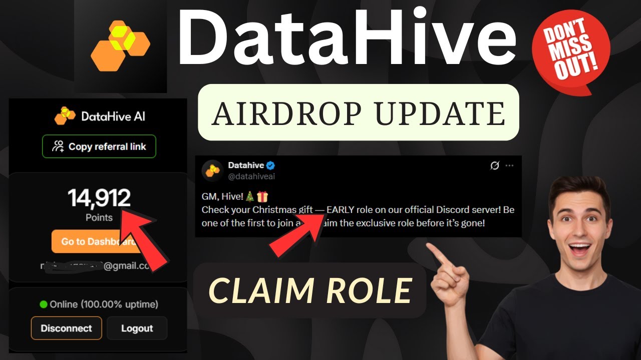 DataHive Airdrop New Update | Claim EARLY role on Discord | DataHive Ai Airdrop