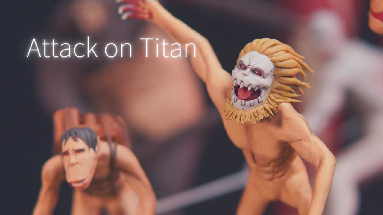 Attack on Titan Classic 8 Titans Sculpture | Shingeki No Kyojin