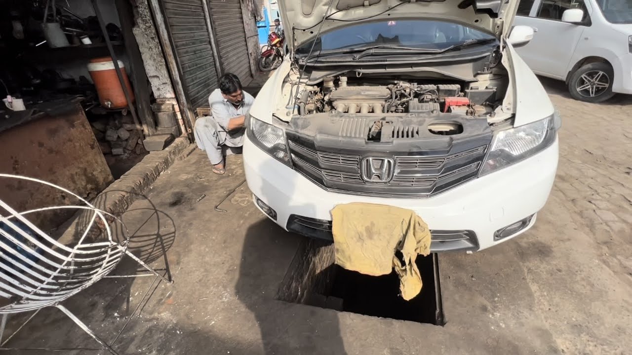 Honda City i vtec Stearing Noise isue fixed | Stearing Rack Repairing | Stearing Bush Replacement