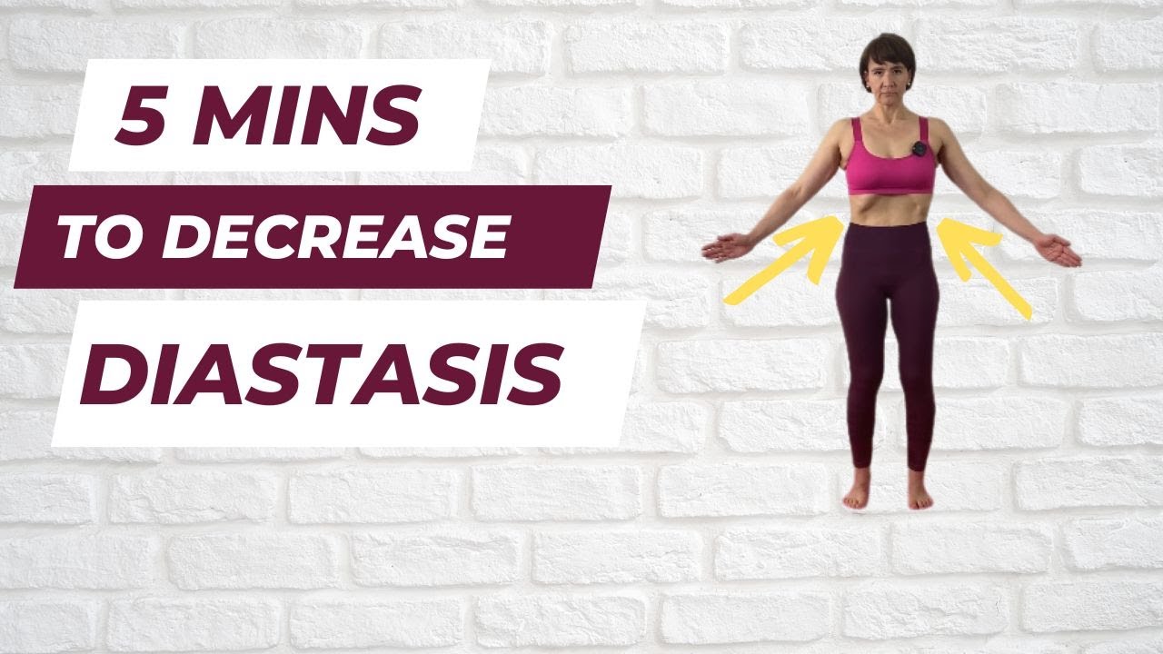 Decrease diastasis - 5 minutes Low Pressure Fitness