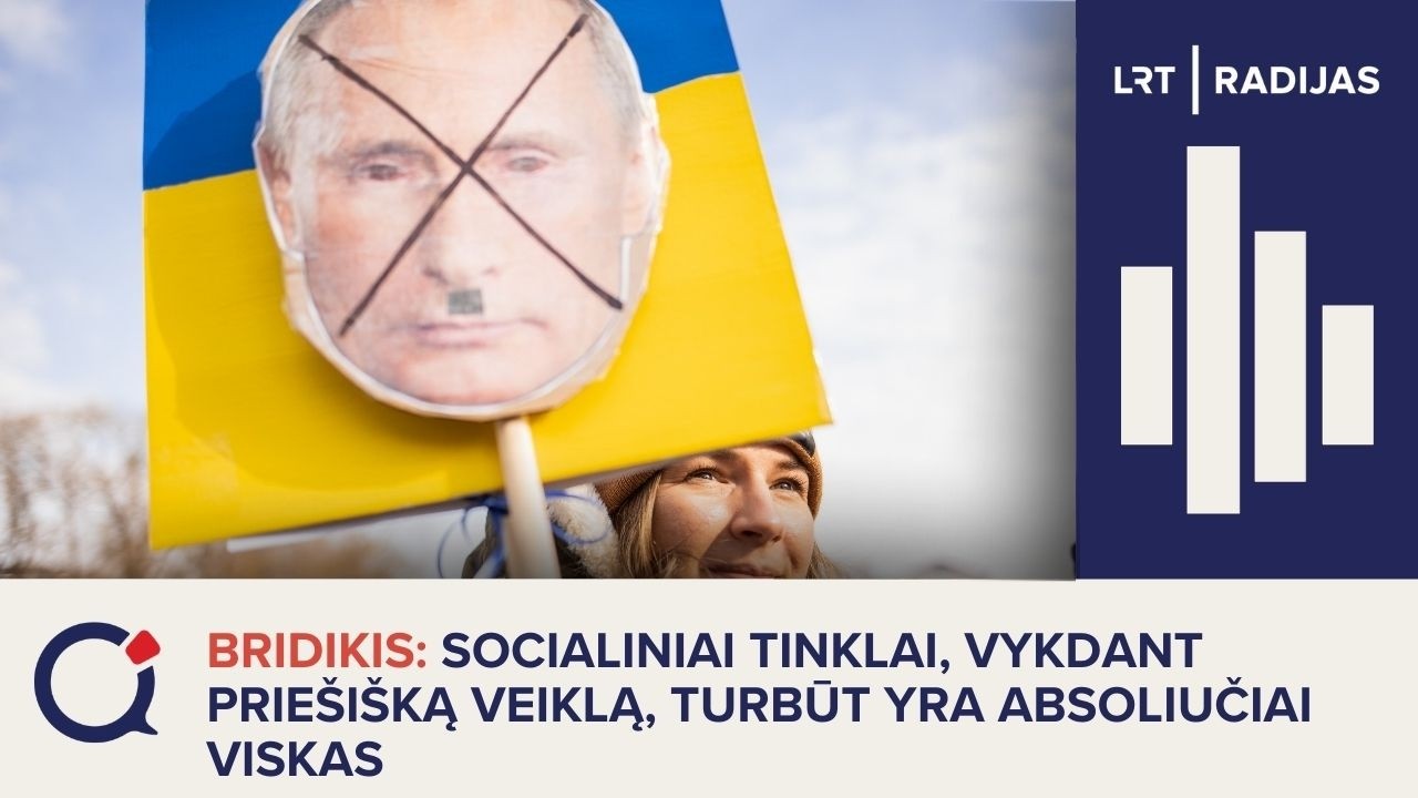 Bridikis: socialiniai tinklai, vykdant priešišką veiklą, turbūt yra absoliučiai viskas