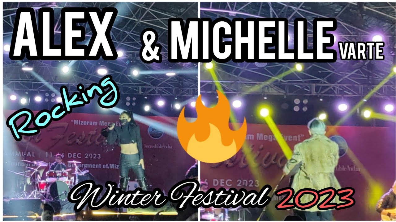 MICHELLE Varte $ ALEX Hauhulh at WINTER Festival @michellevarte223 @alexhauhulh2000