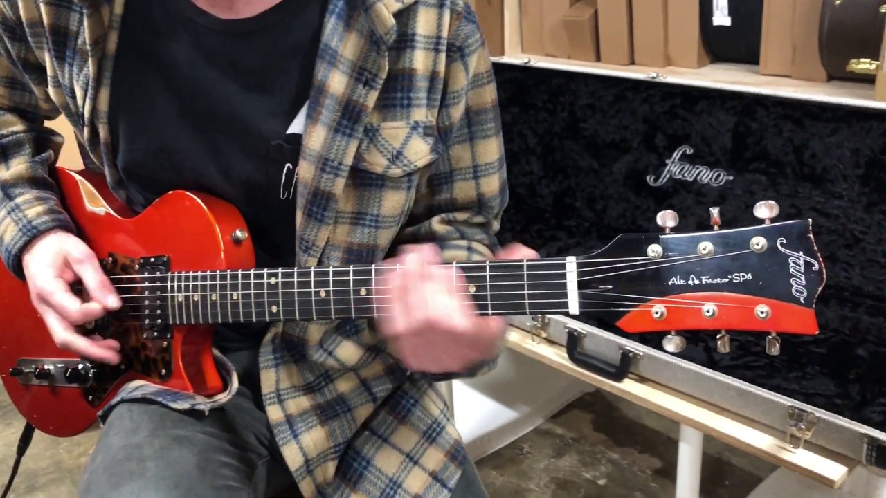 Fano SP6 Alt de Facto Mahogany Body Guitar, Lollar Imperial Humbuckers - Candy Apple Orange