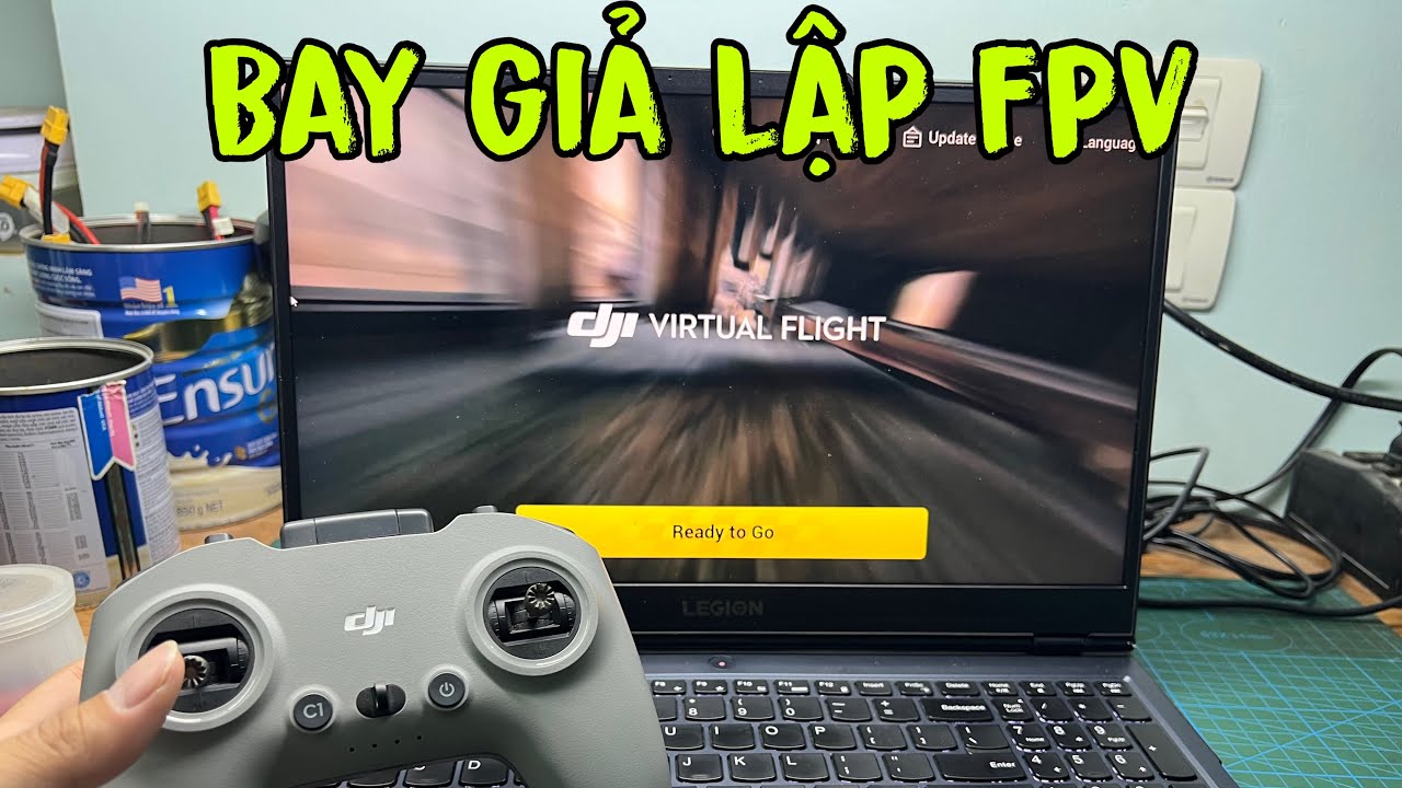 Giới thiệu phần mềm bay giả lập FPV free và cách chỉnh tay  DJI Controller để bay mode M