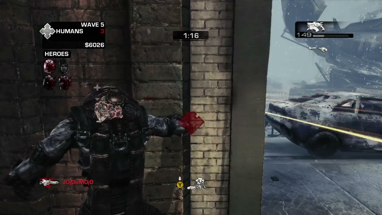 Gears of War 3 - playing beast mode with the boys again for like another time