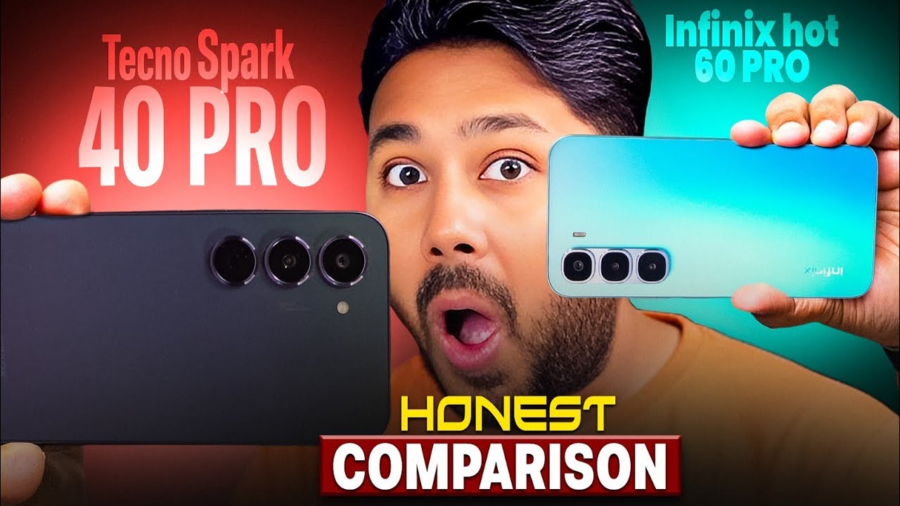Tecno Spark 40 Pro VS Infinix Hot 60 Pro – Honest Comparison Review!