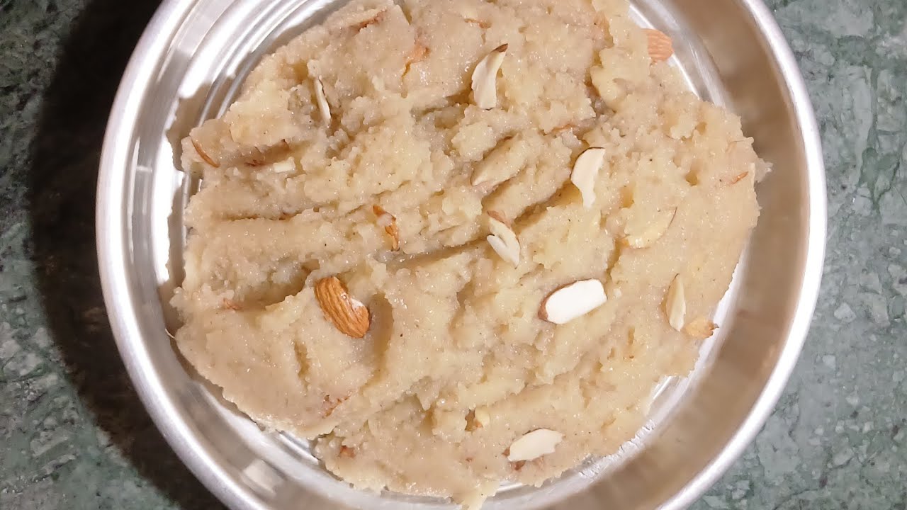 Sooji  and Wheat Flour Halwa easy tasty Recipe 