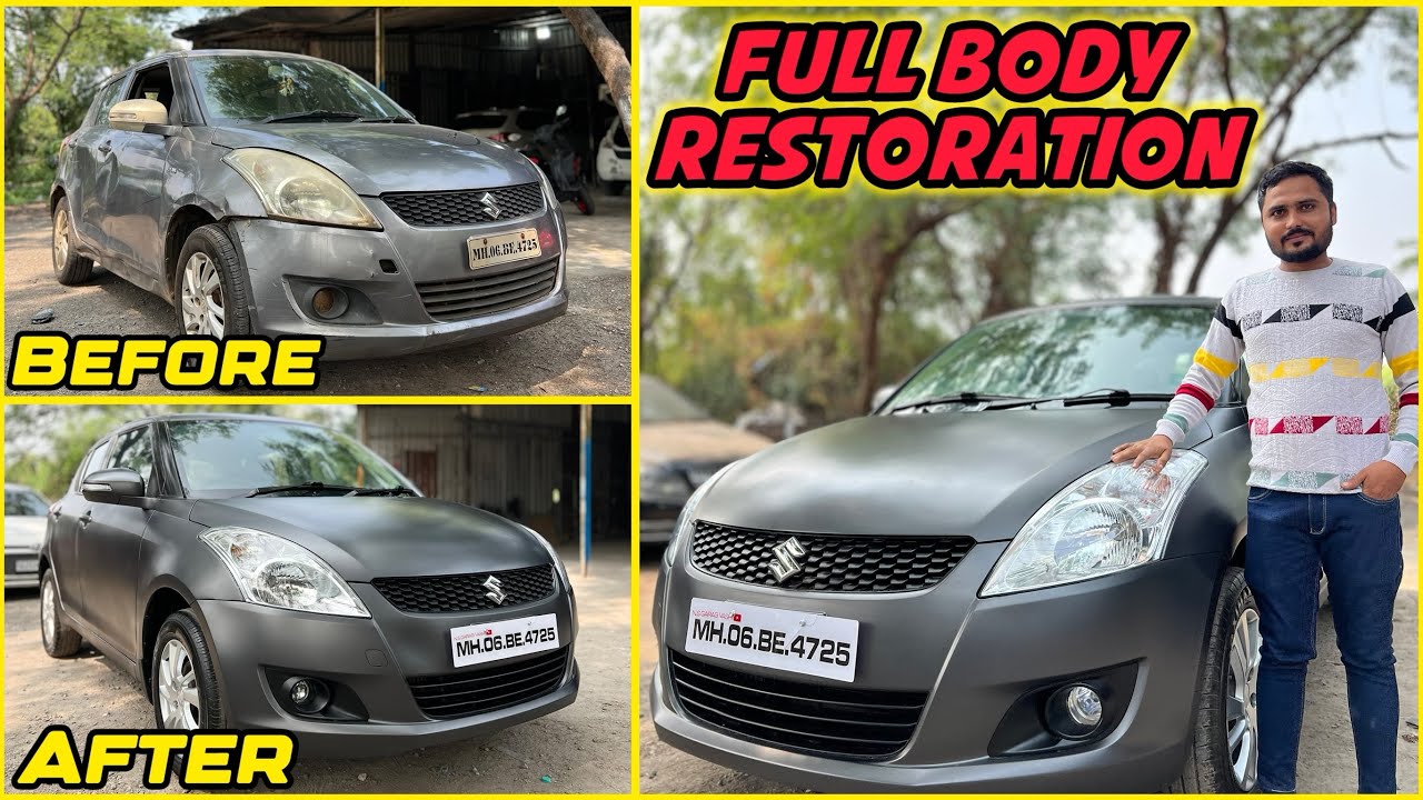 2012 Swift Restoration & Matte Grey Painting | MGP Accessories | Swift Denting Painting | NS Garage