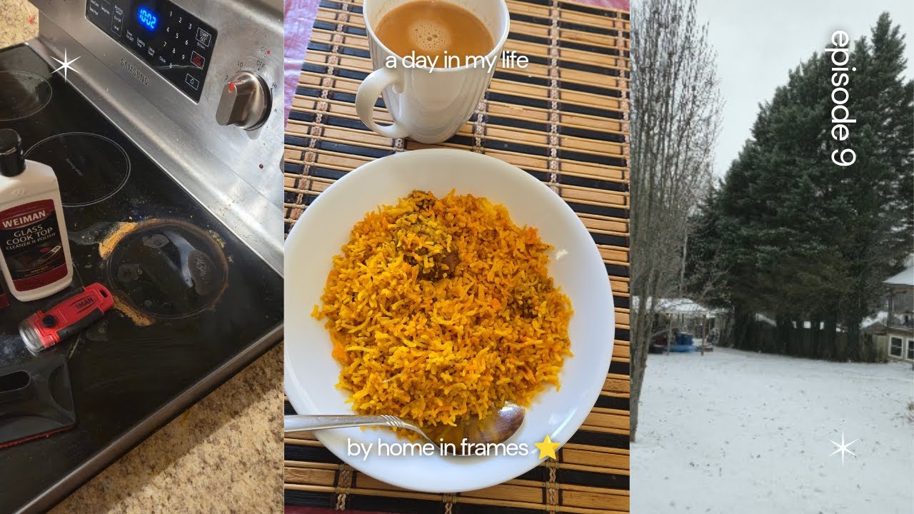 A Day at Home 🏡 Mutton | Cleaning |laundry|
