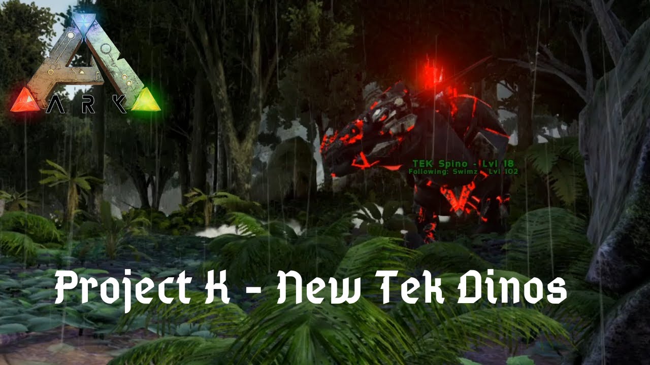 Ark: Survival Evolved - Project K - New Tek Dinos