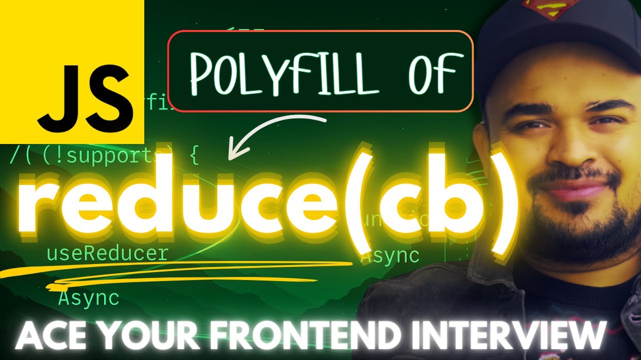 Reduce Polyfill : Ace Your Javascript Interview Series by Frontend Master #frontend