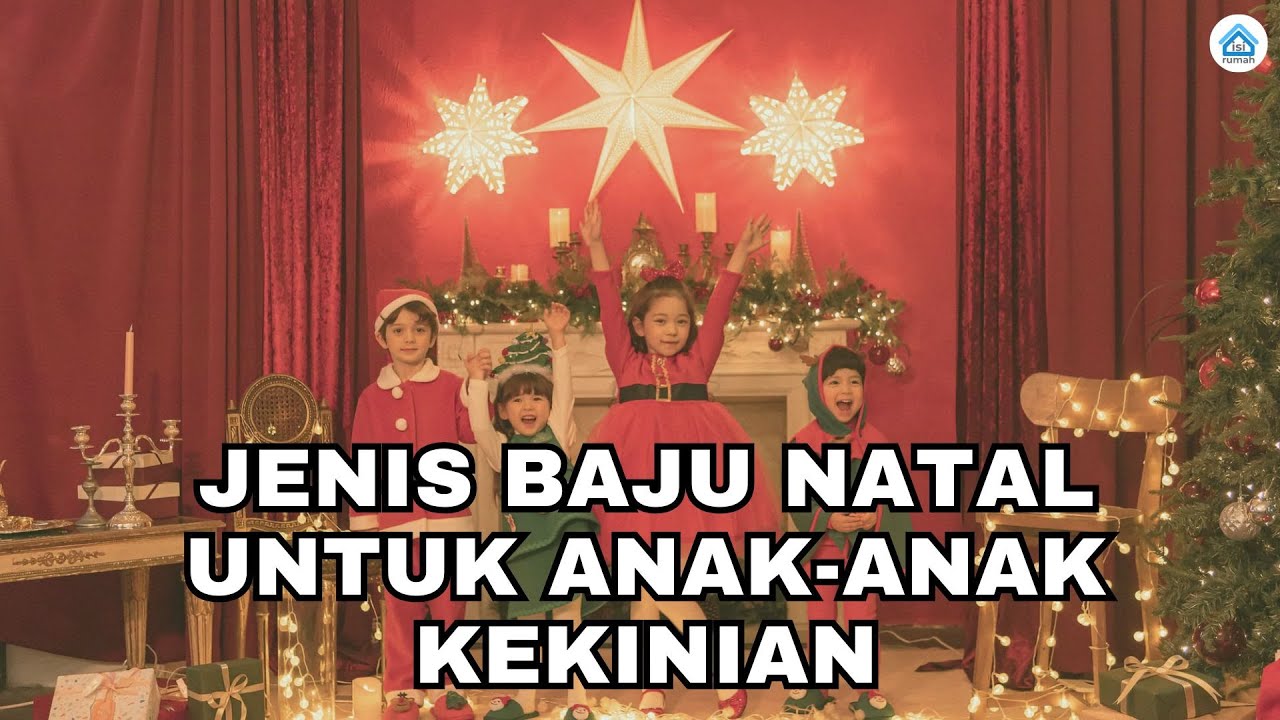 Model Baju Natal Untuk Anak-anak Kekinian