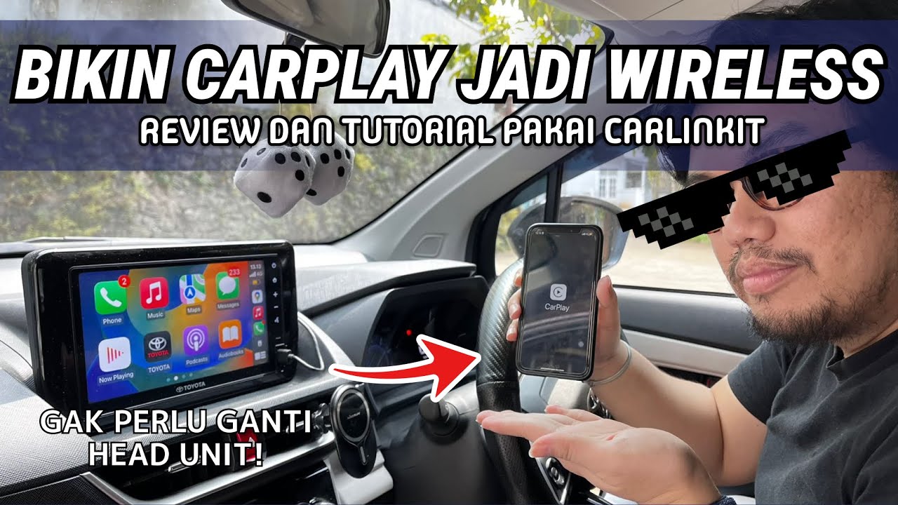 TUTORIAL CARA BIKIN APPLE CARPLAY DAN ANDROID AUTO HEAD UNIT WIRELESS ‼️ | REVIEW CARLINKIT 4.0