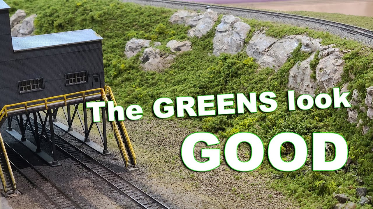 N Scale - Update 21 - Grass and Dirt for the Refinery