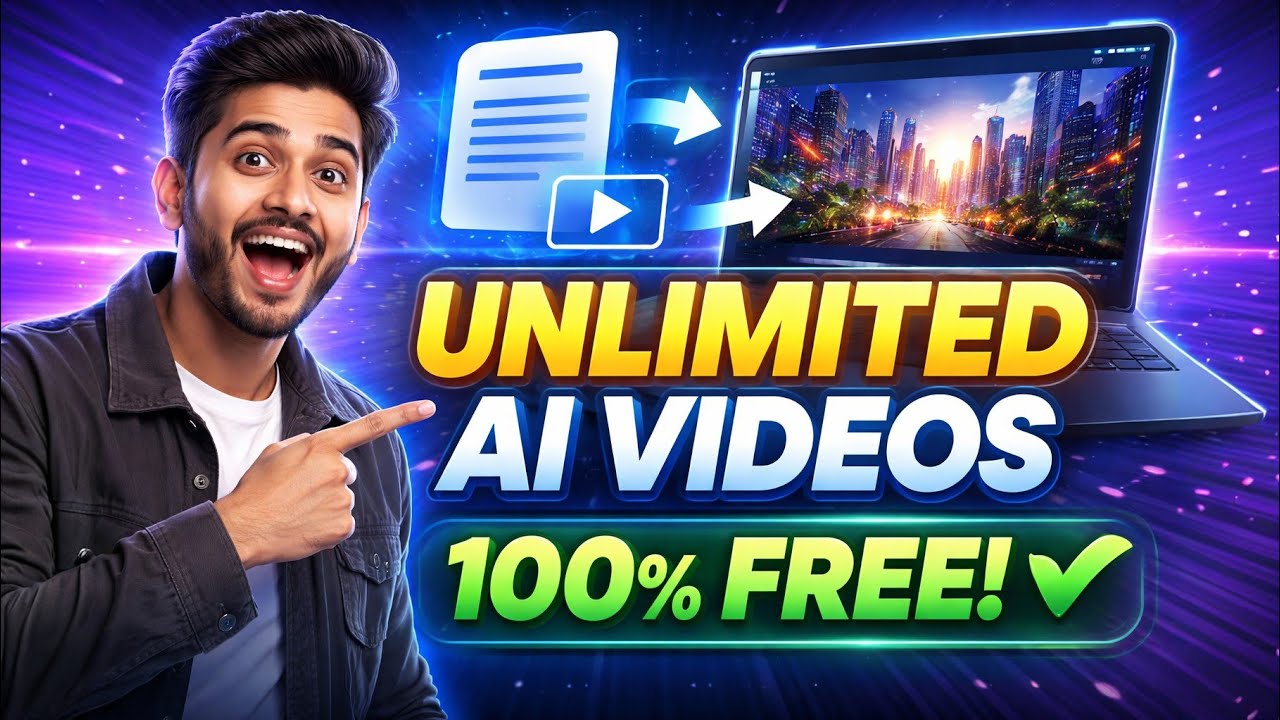 Create UNLIMITED AI Videos from Text (100% FREE!)