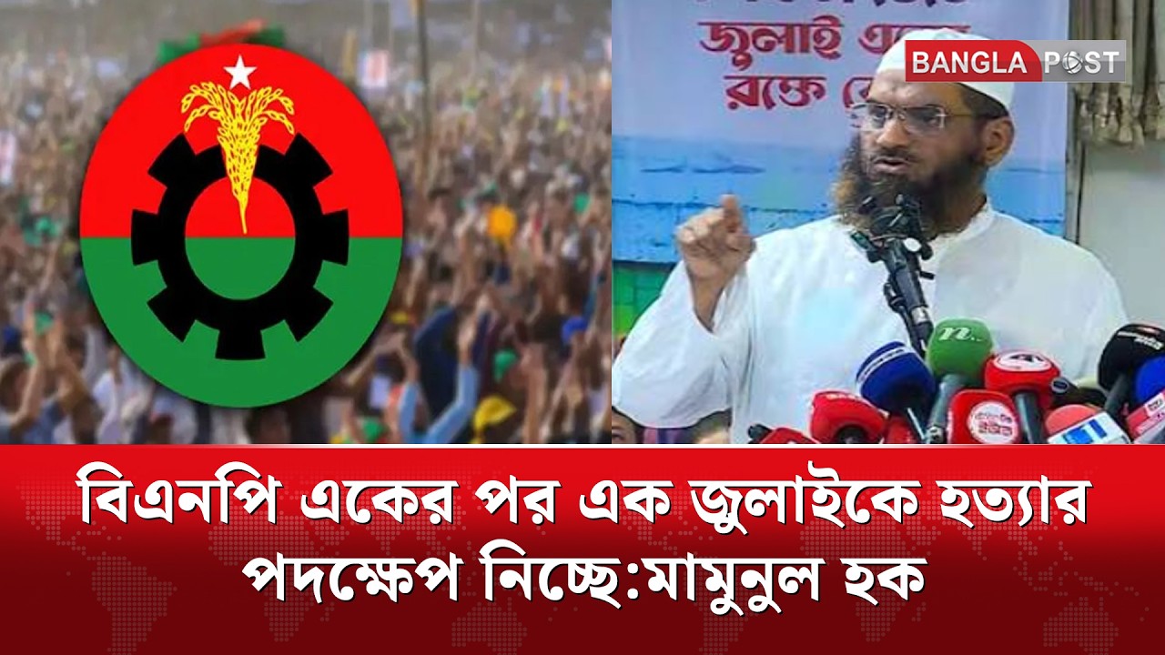 বিএনপি একের পর এক জুলাইকে হত্যার পদক্ষেপ নিচ্ছে:মামুনুল হক | Bangla Post
