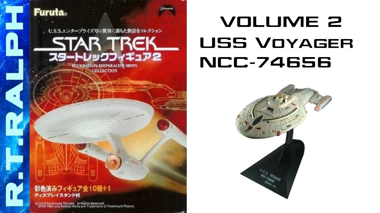 Обзор модели Furuta Star Trek. Серия 2.10 — USS Voyager NCC-74656