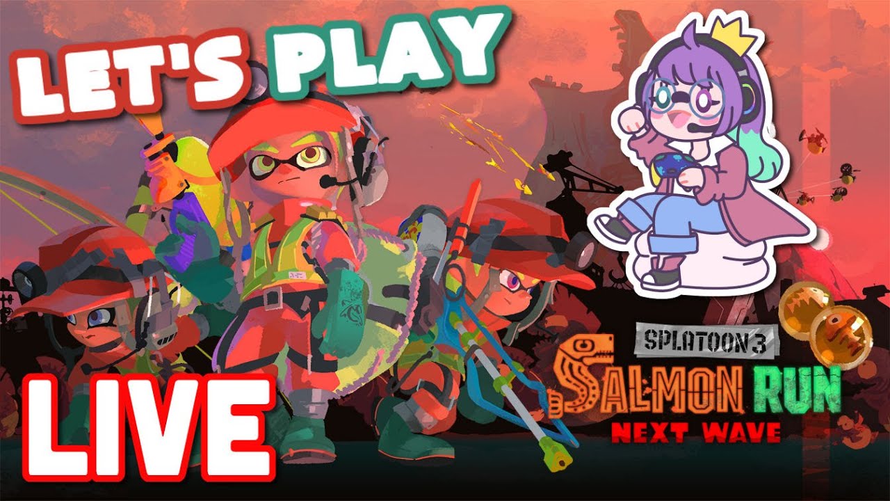 Let's Play Splatoon 3: SALMON RUN! | LIVESTREAM !wutmatt !abiwho !discord