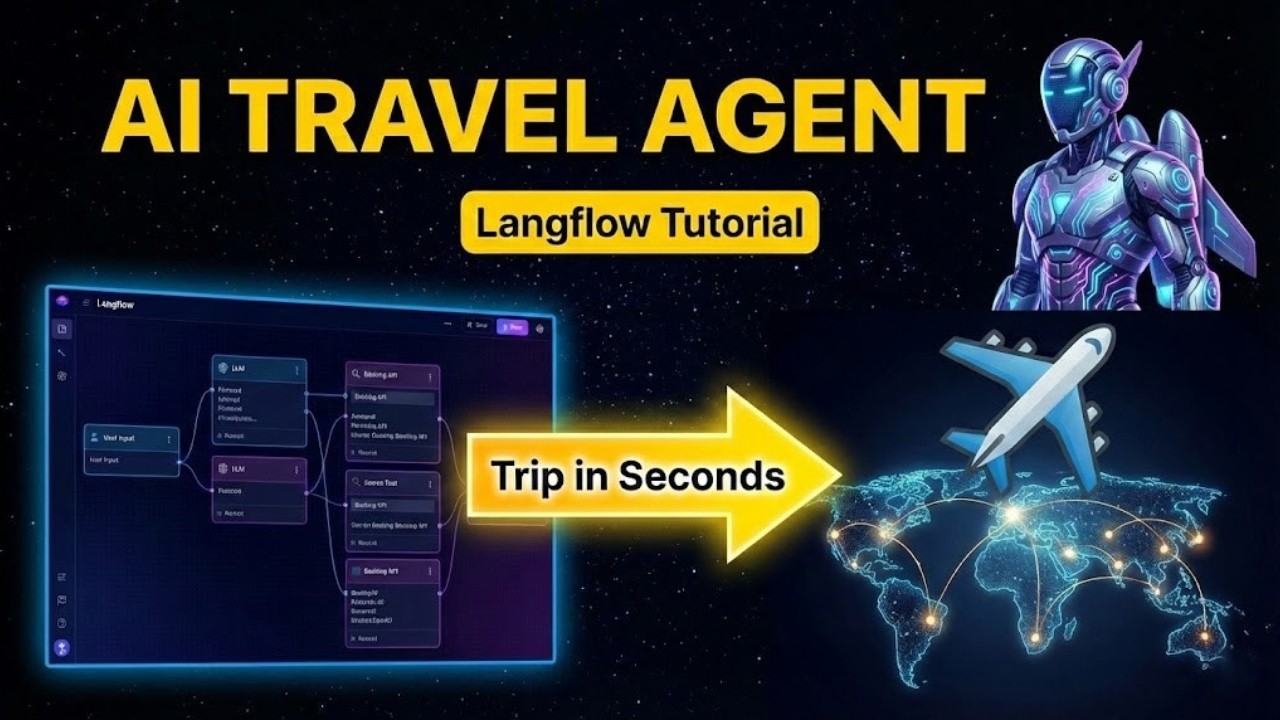 #19. I Built a Travel Planning AI Agent Using Langflow (Multi-Agent System)
