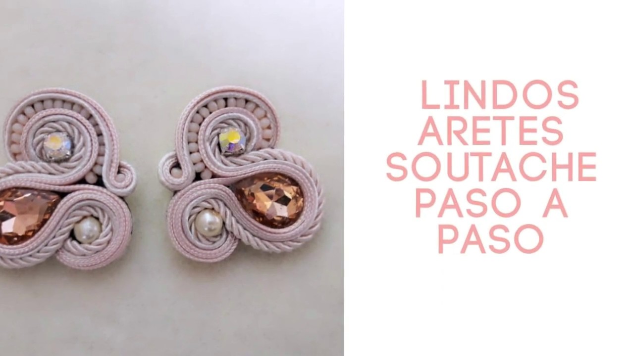 Aretes Soutache paso a paso Fácil de hacer