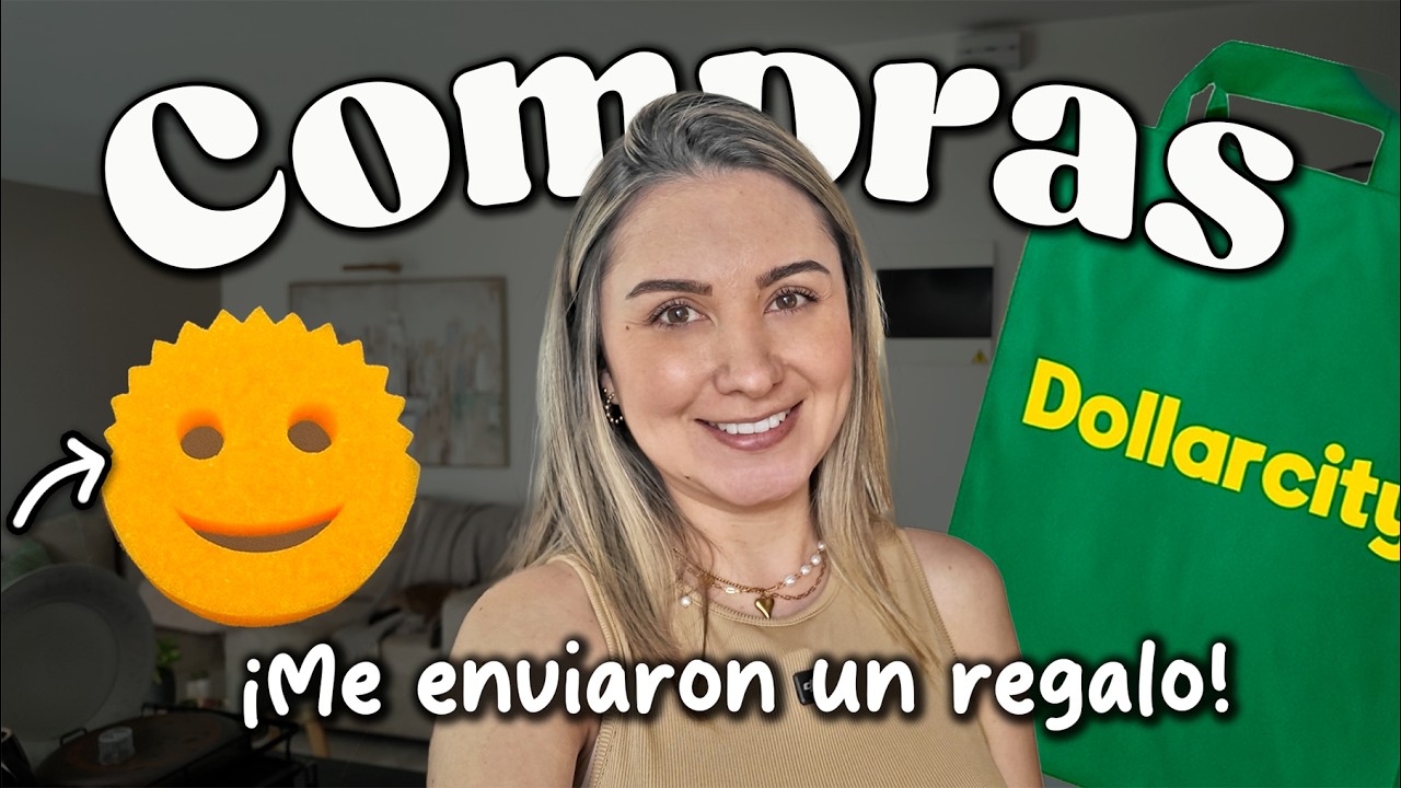 Llegó REGALO ESPECIAL + Compras Dollarcity + probando Scrub Daddy 🛒✨