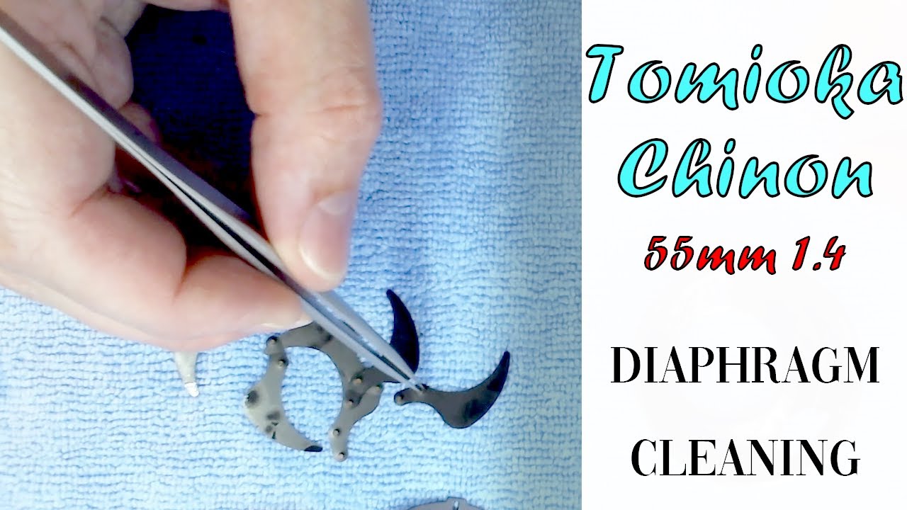 Tomioka Chinon 55mm 1.4 - Diaphragm Cleaning