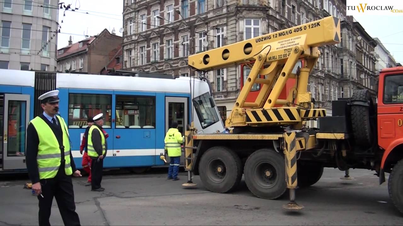 Tramwaj wykoleił się w centrum Wrocławia