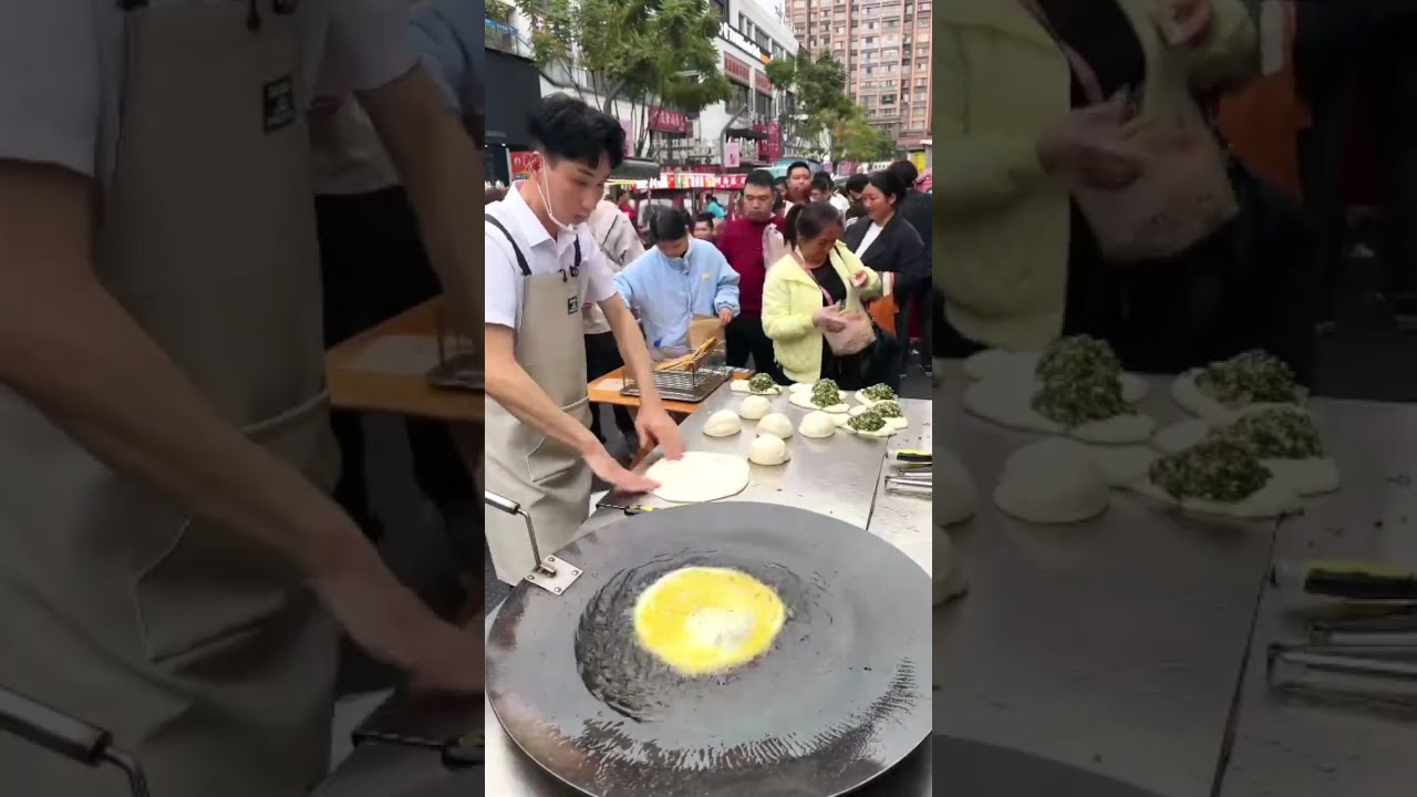 LIVE 🔴Calm Street Work | Scallion Pancakes ASMR