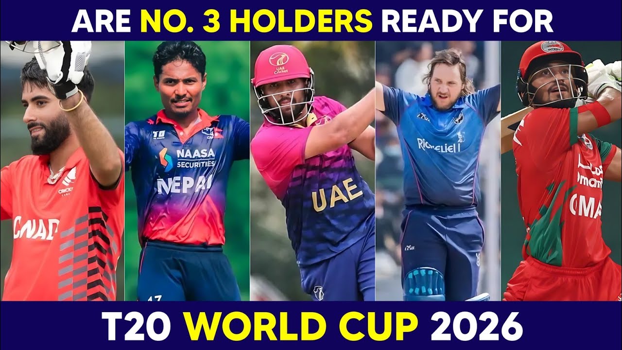 Performance Of No.3 Batters Of Associate Teams Before ICC T20 World Cup 2026 | Daily Cricket 