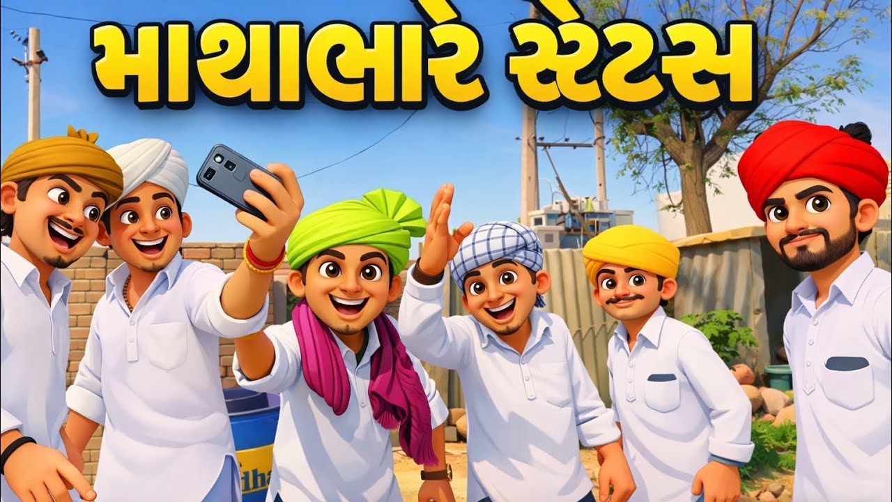 માથાભારે સ્ટેટસ // gujarati comedy Video //ગુજરાતી કૉમેડી // toonvfx0 and sb hindustani #cartoon 🤣🤣
