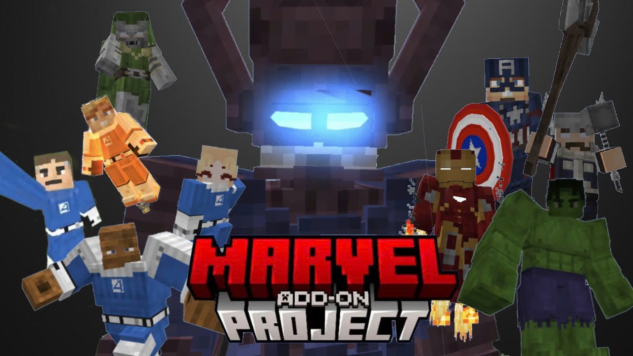 THIS MARVEL SUPERHEROES ADDON IS SO COOL!! | Marvel Project Addon/Mod For MCPE (1.21.100+)