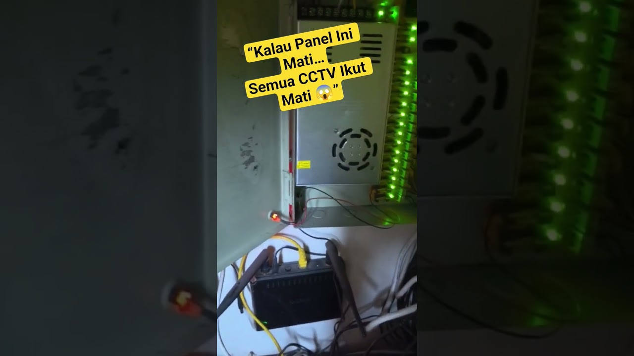 Di Balik Layar CCTV: Ruang Panel Power Supply 
