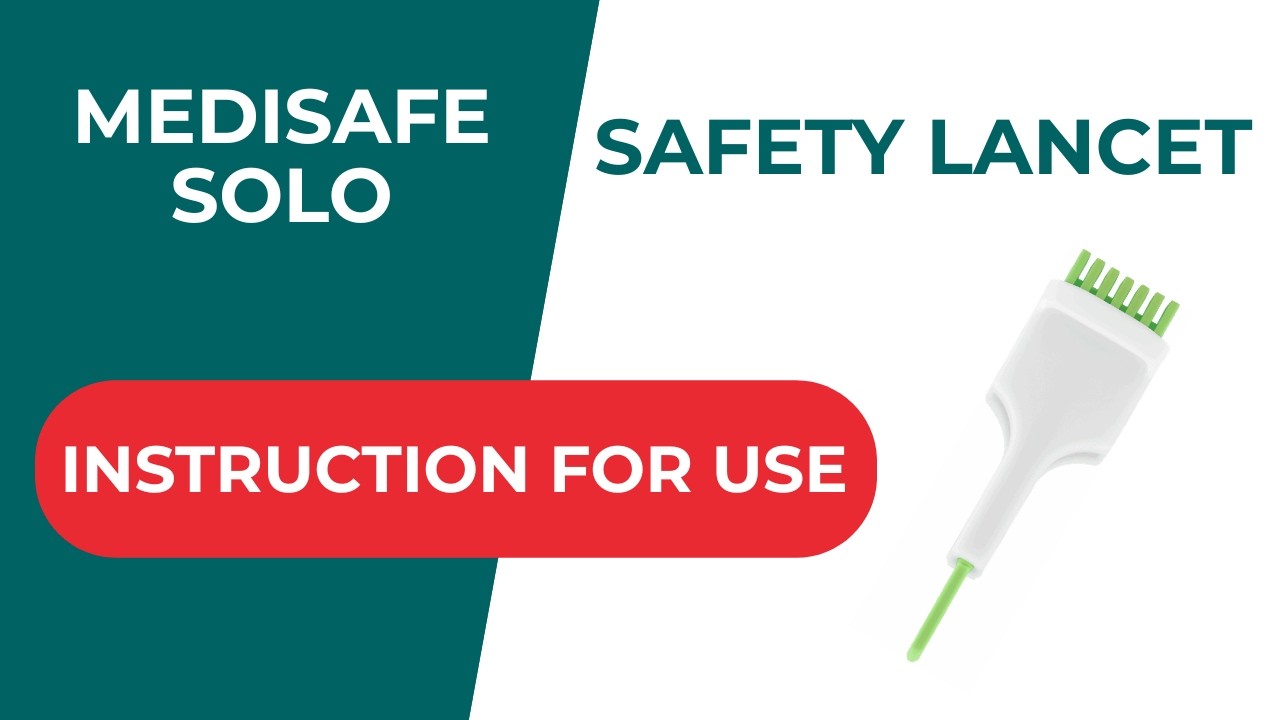 MediSafe Solo safety lancet - Instruction for Use