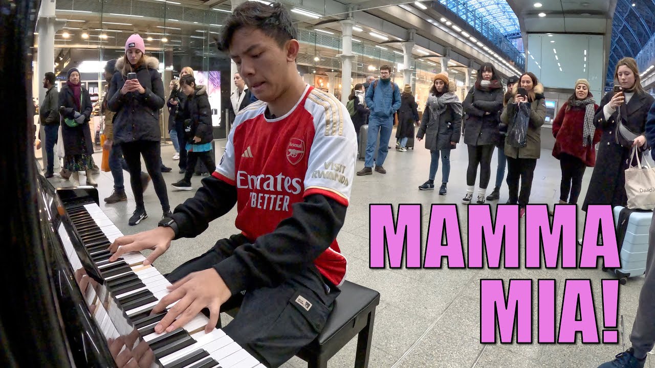 Ladies Love When I Played Mamma Mia On Train Station Piano   | Cole Lam