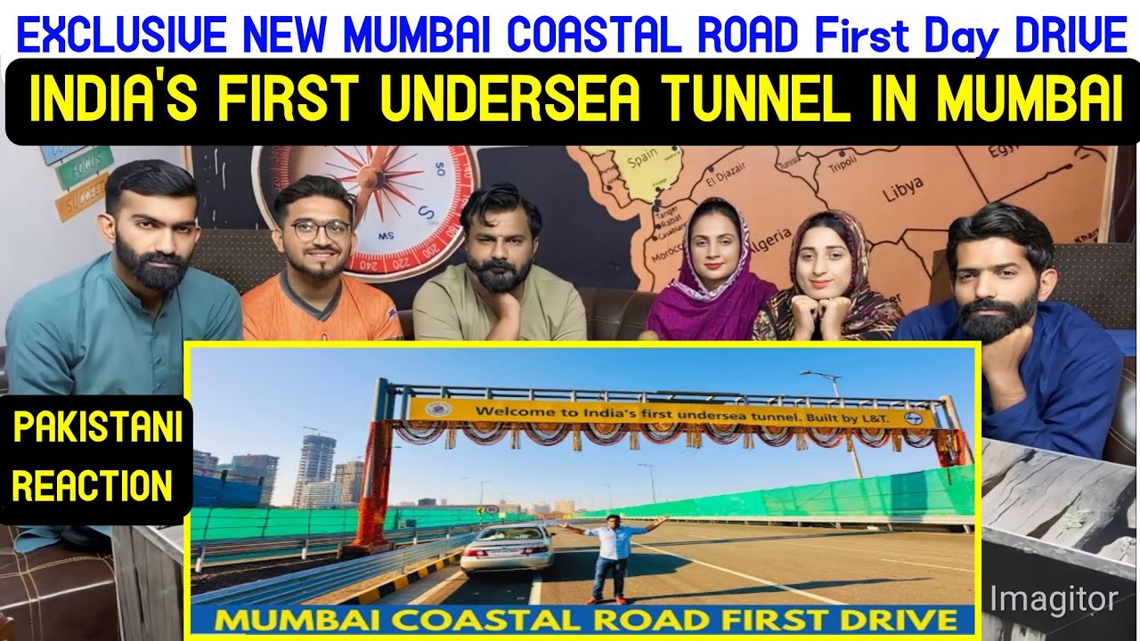 Reaction on EXCLUSIVE NEW MUMBAI COASTAL ROAD First Day DRIVE INDIA FIRST UNDERSEA TUNNEL in MUMBAI