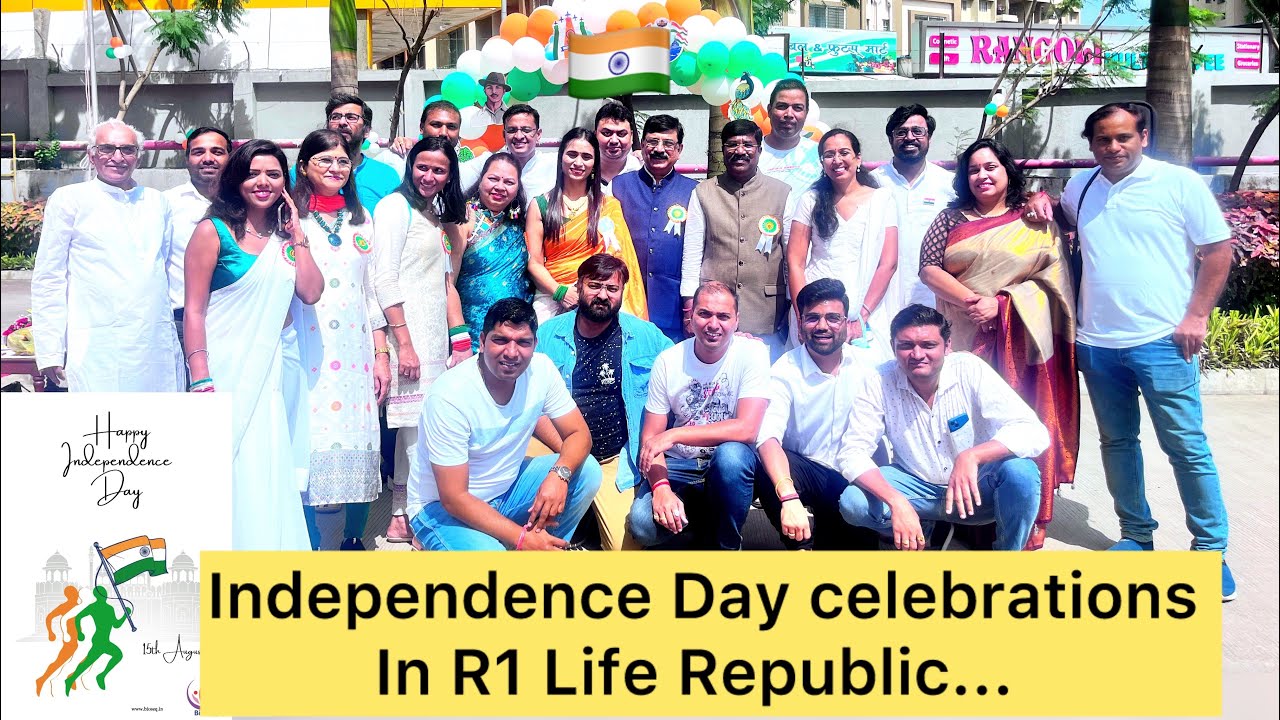 Independence celebration in Life republic R1  @harishvastrakarvlogs