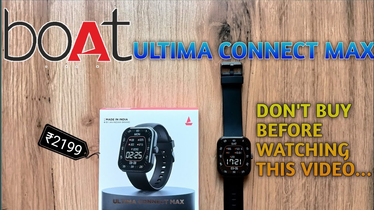 BoAt Ultima Connect Max Smartwatch 😡 DON'T BUY✨Unboxing And Review ✨SMARTWATCH UNDER 2199