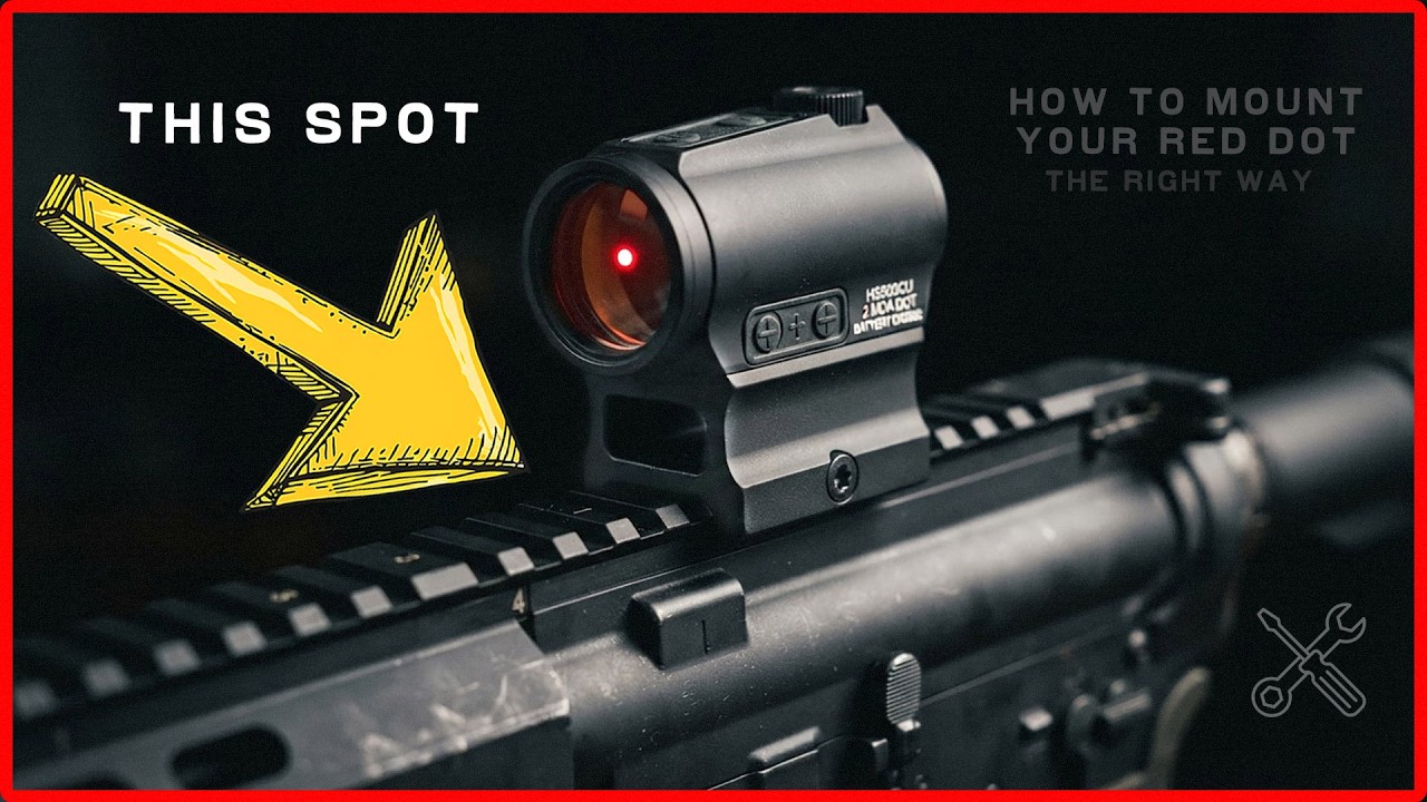 Mounting a Red Dot, THE RIGHT WAY - (AR Guide) -