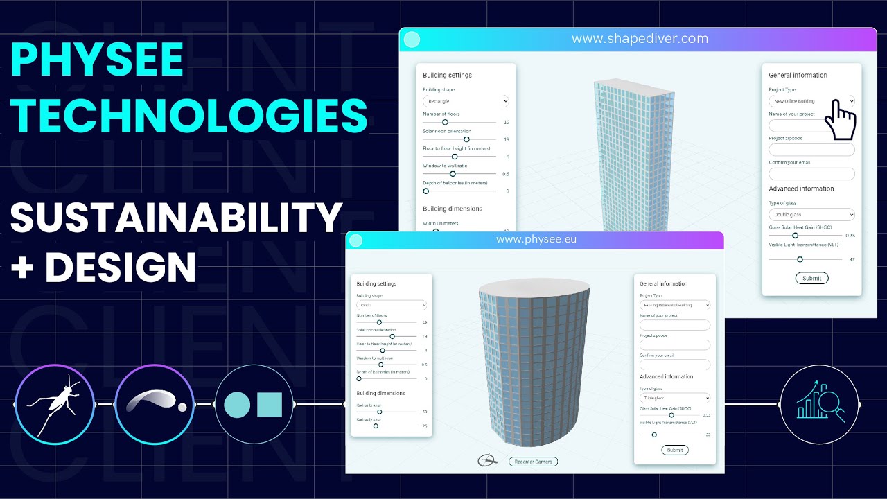 Sustainability + Design With PHYSEE Technologies | Grasshopper Online Configurator