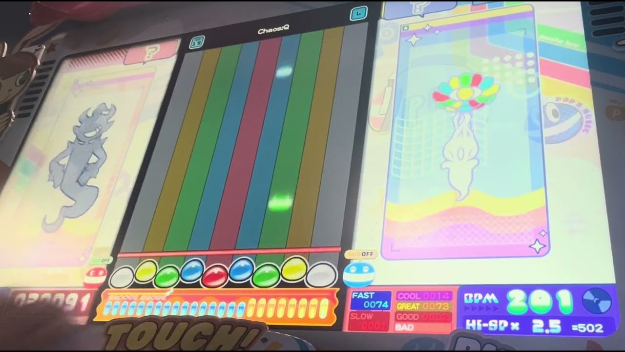 ※直撮り Chaos:Q L(Lv19) 【pop'n music】