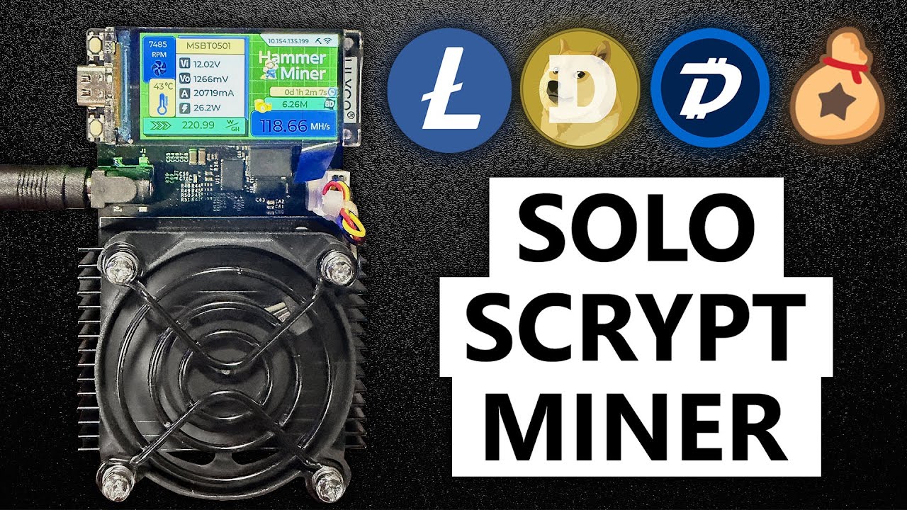 World's First Solo Script Miner - Hammer Miner (118MH/s)