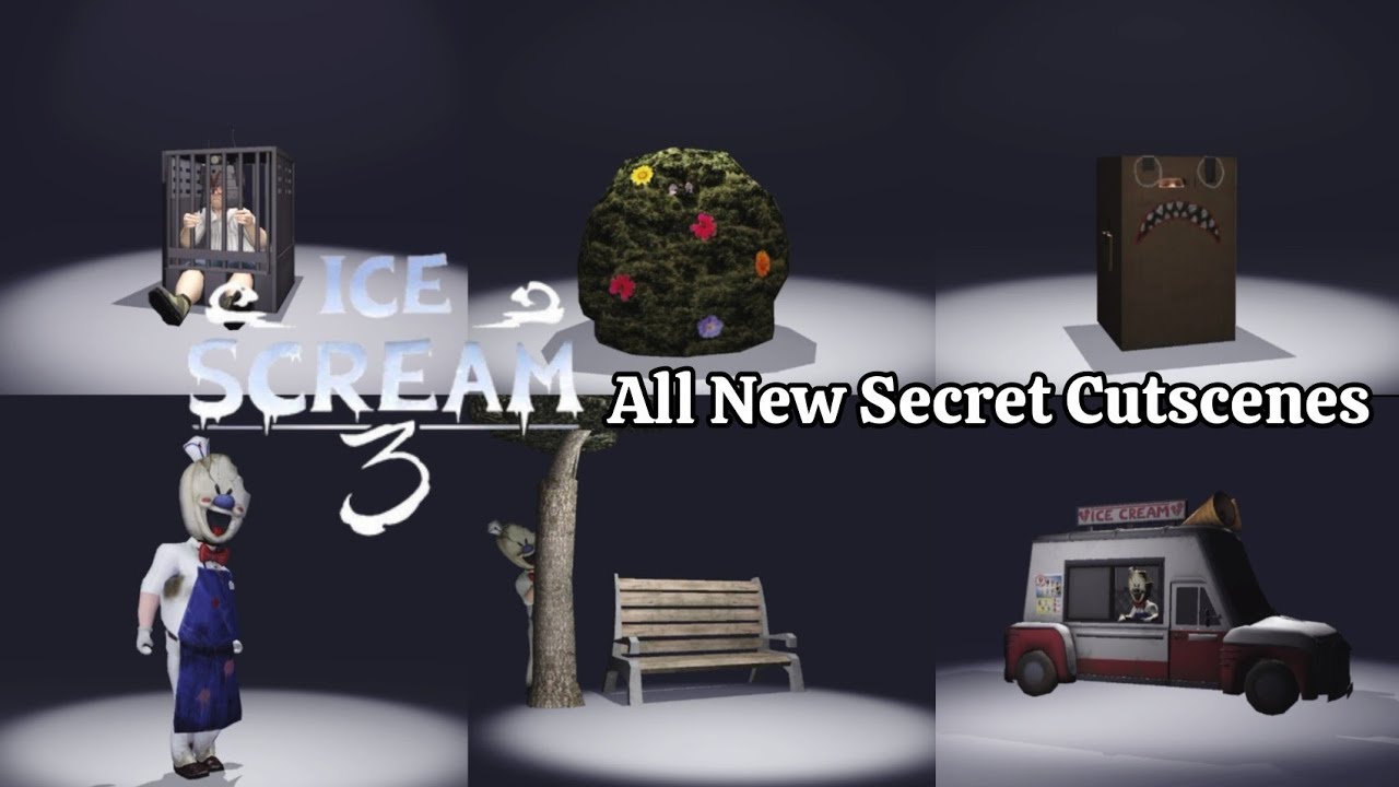 Ice Scream 3 All New Ghost Mode Secret Cutscenes | By VEER GAMER 
