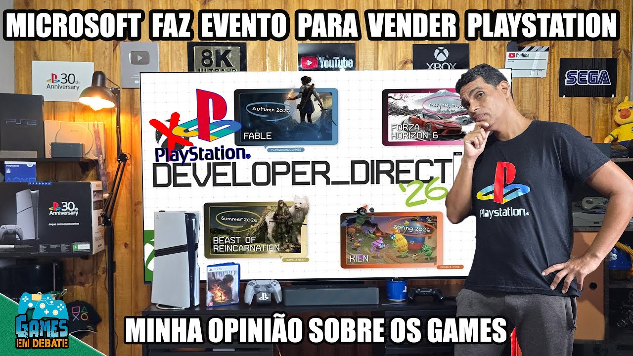 Microsoft Faz Evento para Vender Playstation Minha Opinião Xbox Develop Direct 26