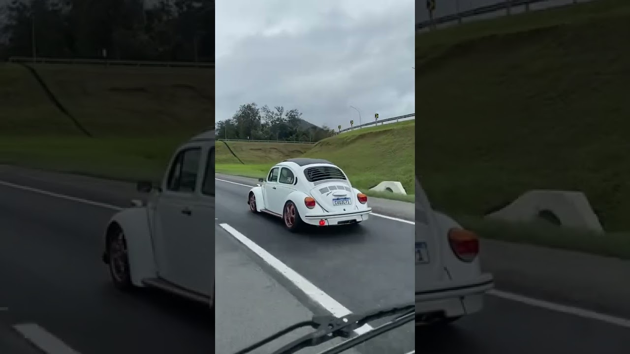 Fusca Itamar Branco lindo demais! As rodas s&atilde;o um espet&aacute;culo &agrave; parte!