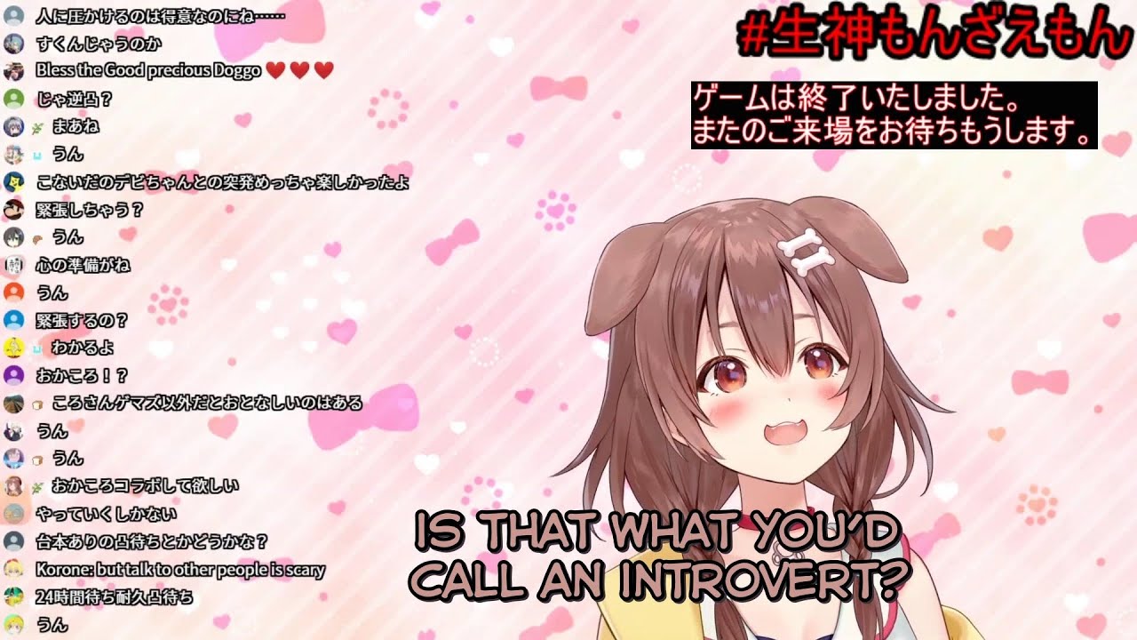 Inugami Korone is Grateful to Sakura Miko as She Reflects on One Year at Hololive [ENG SUB]