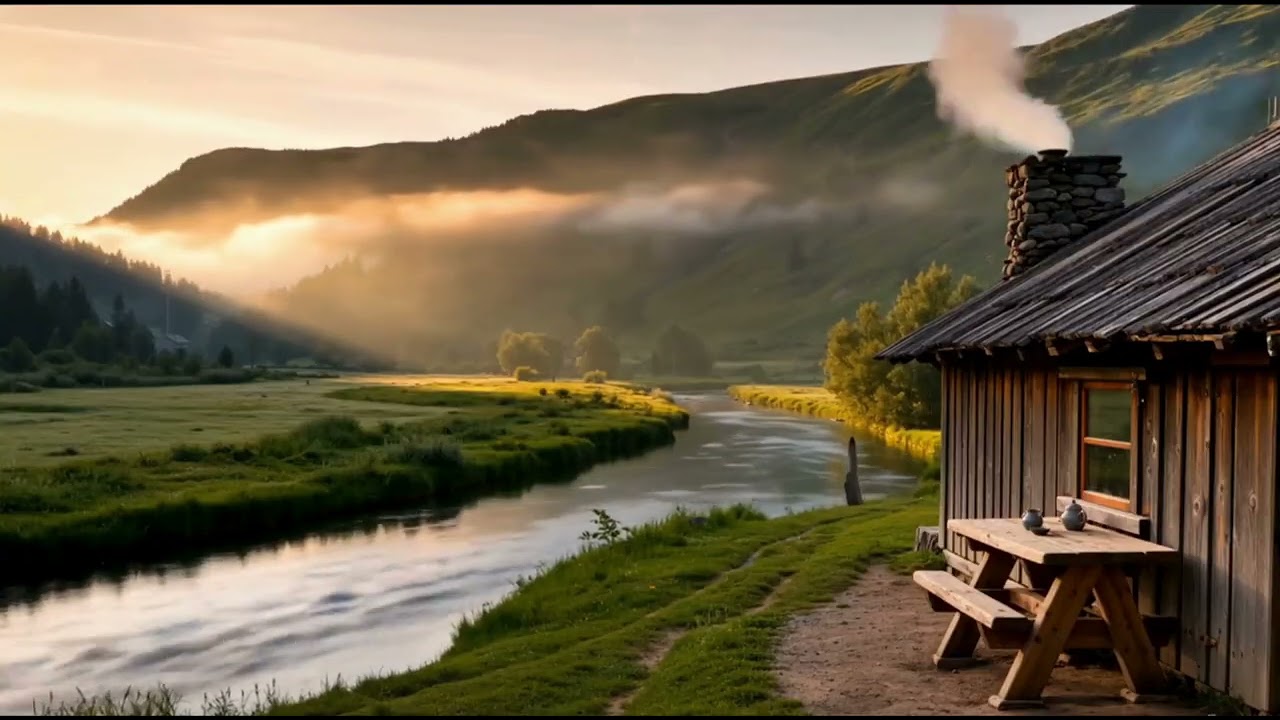 Relaxing River sounds - 2 hours long - HD1080p - nature video