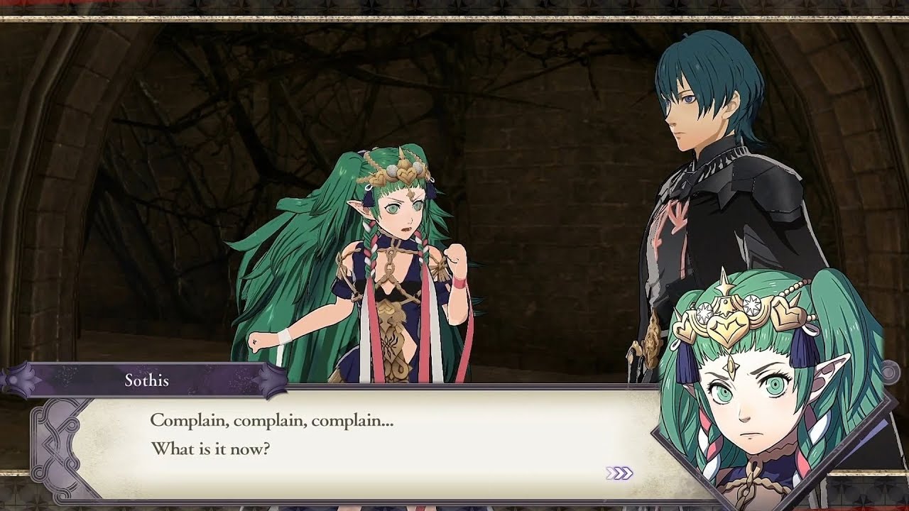 Byleth (M) & Sothis Support Conversation - Fire Emblem: Three Houses [Switch]