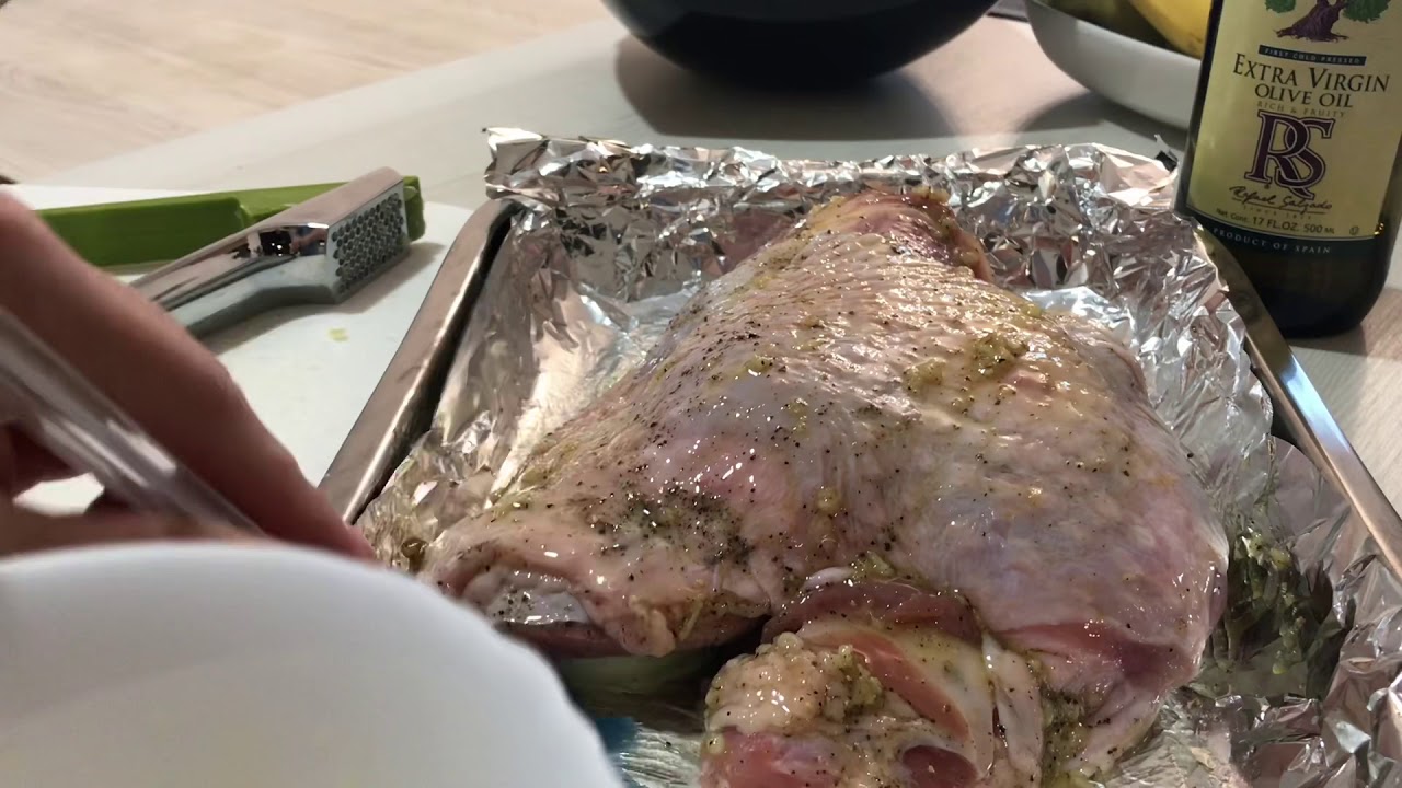 Бедро Хрустящей  Индейки в Духовке. Очень вкусно. Основное блюдо. Что приготовить на ужин. FOOD TIME