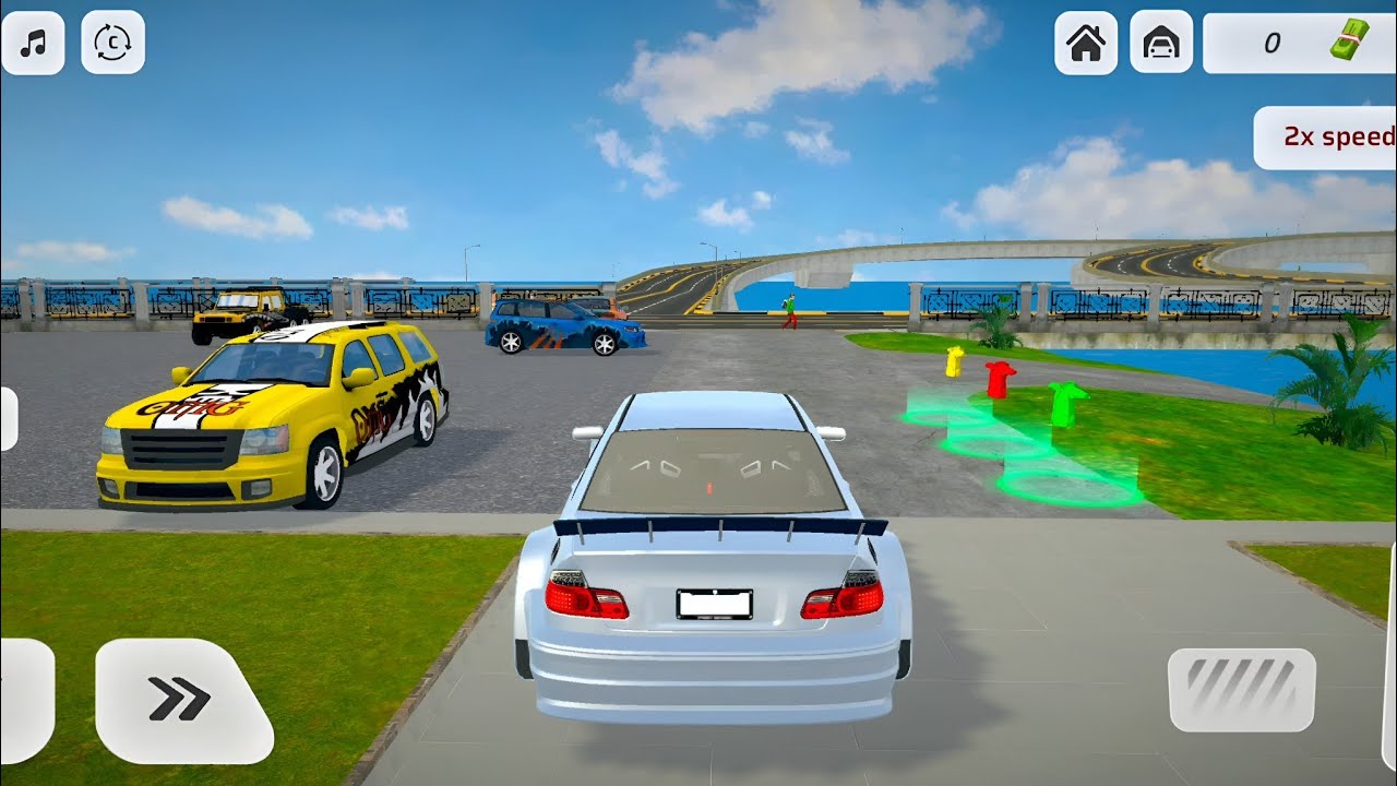 Современный автомобильный 3D-симулятор для Android, геймплей #1