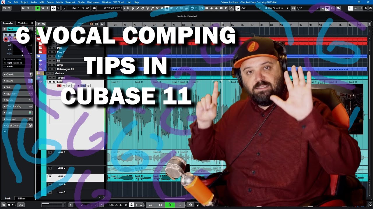 Cubase 11 Tutorial - 6 Vocal Comping Techniques